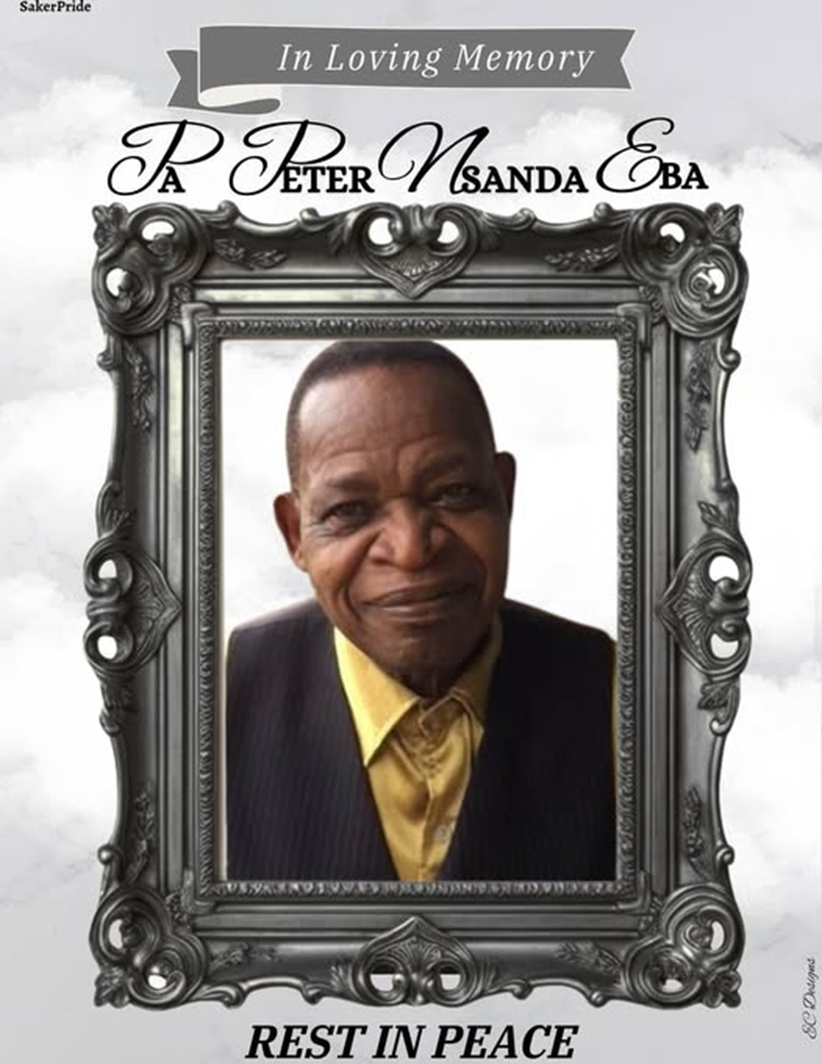 Nsanda Eba after passing on