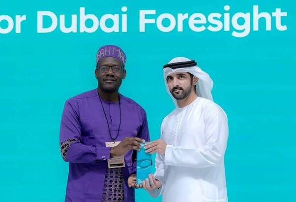 Nsah Mala and Crown Prince of DUbai