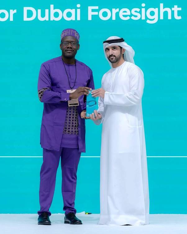 Nsah Mala and Crown Prince of DUbai